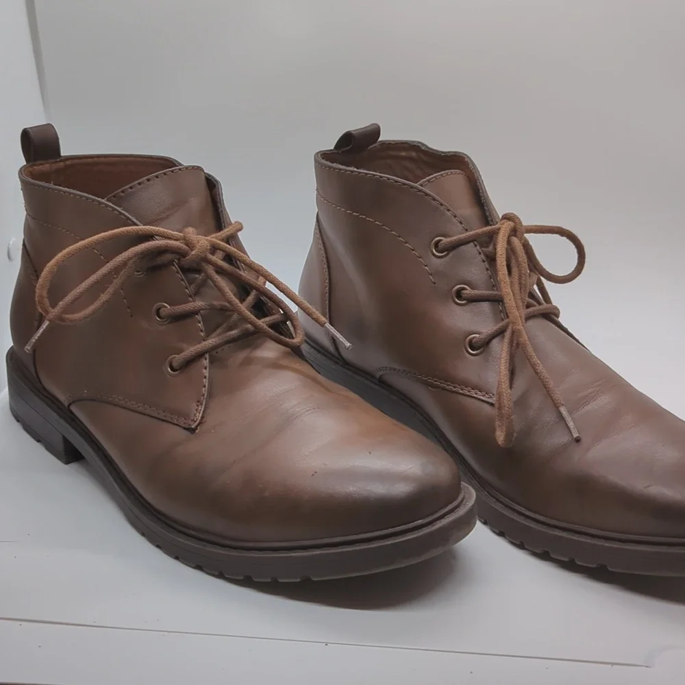 Frye‎ And Co Oaken Flat Heel Leather Chukka Boots Mens US Size 9